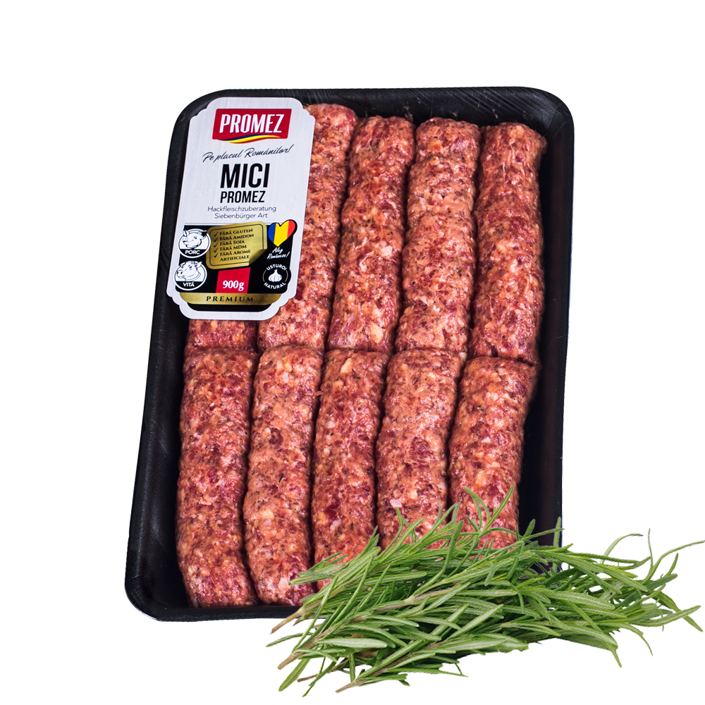 Promez Mici Hackfleischröllchen mit Schwein und Rind, 900g | Inlico